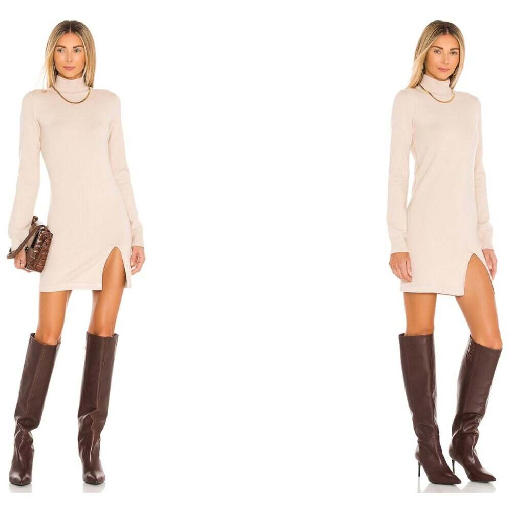 NWT Lovers + Friends Tamarin Ribbed Knit Sweater Dress